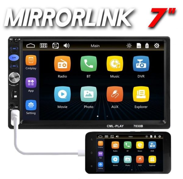 Radio Pantalla MirrorLink - PROTEC Panama - Distribuidor de Papel