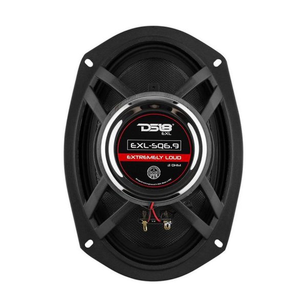 BOCINA COAXIAL bidireccional DS18 EXL-SQ6.9 Fibra de vidrio 6x9